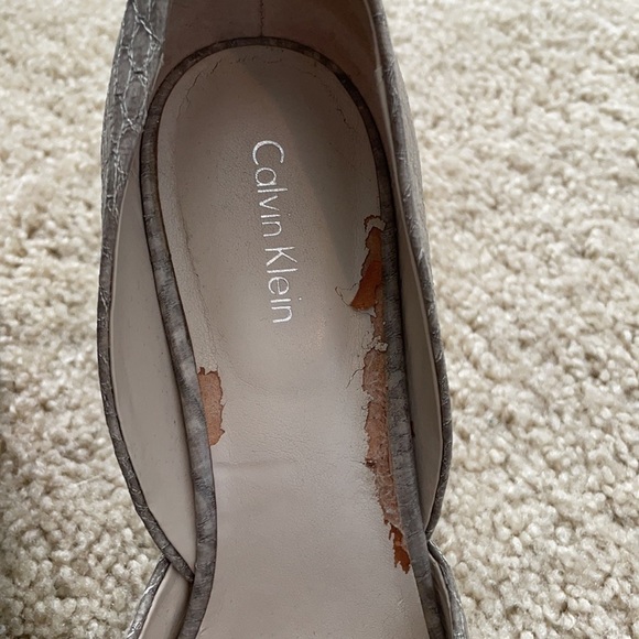 Calvin Klein gray wedge size 9.5 - Picture 5 of 7